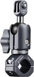 FANAUE Action Camera Universal Ball Adapter with Handlebar Clamp Mount U-Bolt Base,B Size