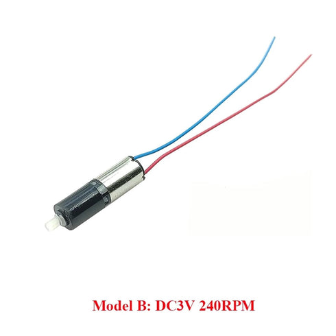 ATNVSE 3V 3.7V 45RPM-6400RPM 6mm 1Pcs(Model 6400RPM) DC Mini Tiny Planetary Gearbox Gear Reducer Motor Mini Coreless