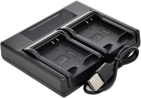 BTBAI Battery Charger USB Dual for NP-FS10 np-fs20 np-fs30 Digital Camera Video Camcorder