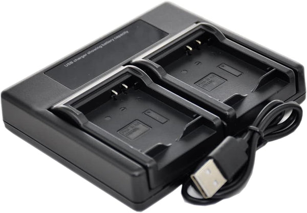 BTBAI Battery Charger USB Dual for NP-FS10 np-fs20 np-fs30 Digital Camera Video Camcorder
