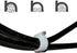 Round Cable Wire Clips for RG6/RG59/CAT5/CAT6/RJ45 - 400pcs Single Coaxial Nail Clamps (6mm + 8mm + 10mm + 12mm)