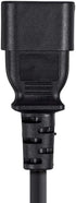 Monoprice 3-Prong Extension Cord - 10 Feet - Black | IEC 60320 C14 to C13, 18AWG, 10A, 125V