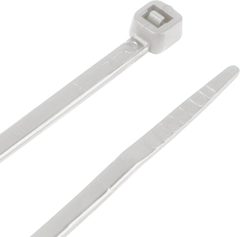 Performance Tool 100pc Cable Tie, 14-Inch, White, 50 Lbs Tensile Strength