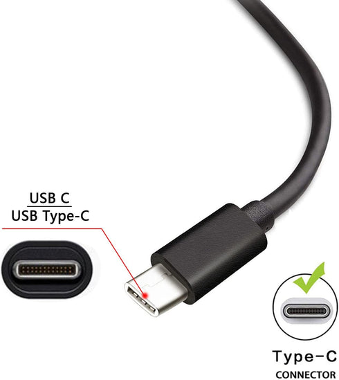 Flashlight Charger USB C AC Adapter Cable for Nitecore/Astrolux/Fenix/RECHOO Flashlight