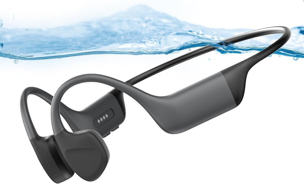 Generic Bone Conduction Headphones Swimming,IP68 Waterproof,Bluetooth 5.4, Built-in 32GB TF Swimming Headphones Underwater