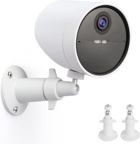2 Pack Wall Mount Holder for SimpliSafe Outdoor Security Camera, 360 Rotation Bracket with 1/4 Screw Thread