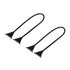 RunCam 20cm Coaxial Cable for FPV Camera Accessories, 2 Pcs for Vista Link