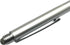 BoxWave Stylus Pen for Apple iPhone 14 Plus - DualTip Capacitive Stylus, Fiber Tip & Disc Tip, Metallic Silver