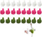 LXNIEPAN 24Pcs Creative Silicone Thumb Cable ClipsSelf Adhesive Fun Cord Holders for Desk