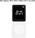 Zopsc MP3 1.77in 5.0 MP3 Player, LCD Screen Portable Music Player Built in Speaker, Bluetooth HiFi Player with FM Radio