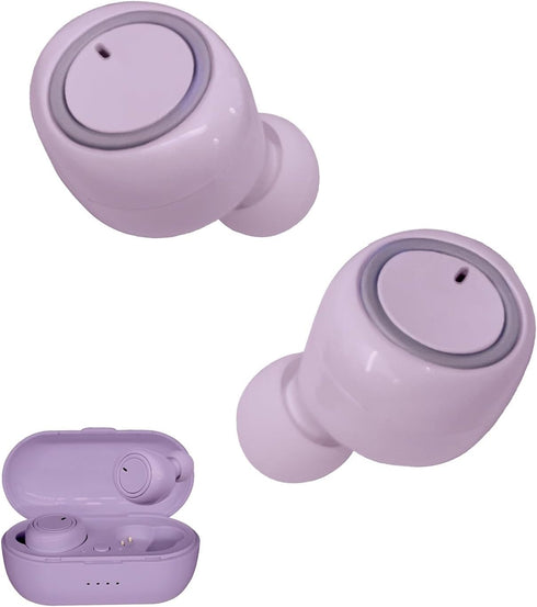 TrueBuds Slick Wireless Earbuds: Stylish Design, Bluetooth 5.0, Voice Assistant Compatible, Ergonomic, Water Resistant,