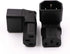 WYMECT C14 C13 90 2 Pack IEC to Power Adapter PDU Plug/Socket Up Degree for LCD Wall Mount TV