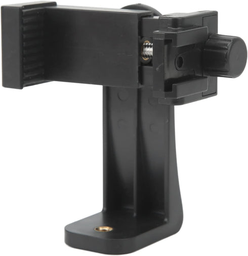 Denash 360 1/4 Inch Cell Phone Clip Holder, Rotation Cell Phone Clip Holder with Screw and Cold Shoe Port, Phone Tripod