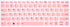 English Silicone Keyboard Cover for Lenovo Yoga C940/C740 14", Yoga 930/920 13.9", Flex 14, Pink