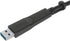 Targus 1M USB-C Male with Screw to USB-C Male Cable with USB-A Tether - ACC1133GLX
