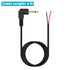 Fancasee 6 ft Replacement 3.5mm Audio Cable, 90 Degree Right Angle Male Plug to Bare Wire for Repair