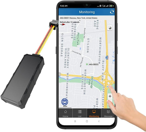 Reiwour Hard Wired GPS Tracker for Vehicles One Month Subscription Included 4G Hardwired