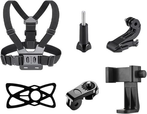 KINGKI Mobile Phone Chest Mount Harness Strap Holder for Cell Phone Clip Action Camera POV for Samsung iPhone Plus
