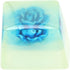 Zopsc Game Resin Keycap, Cute Custom Handmade Keycap for Game Players and Keyboard Enthusiasts (White Rose)