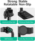 CamScanner 360 Phone(1 Pack) Adjustable Phone Stand, Rotatable Clip-On Holder,Desk Mount with Non-Slip Base