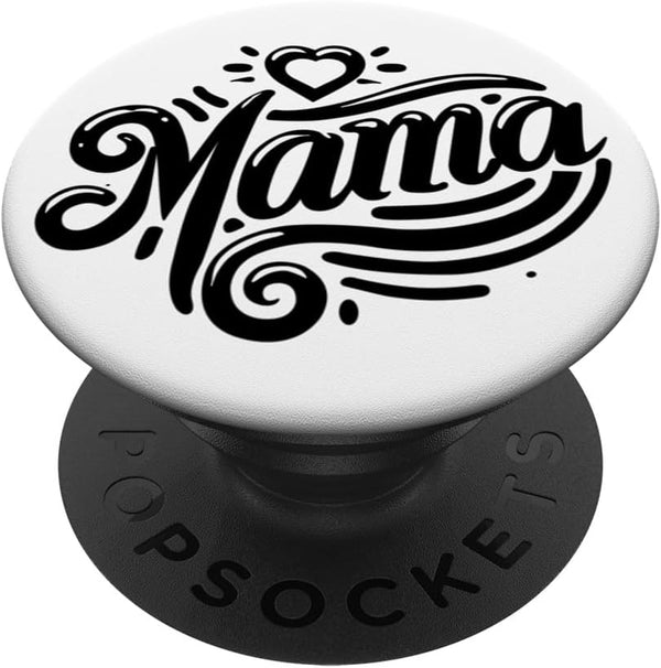 PopSockets Standard PopGrip - Mama Heart Mother's Day Women Flower