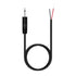 Fancasee 3 ft 3.5mm Male Plug to Bare Wire Pigtail TS Mono Audio Cable Adapter for Repair
