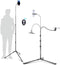CAMBOFOTO 87" Phone Tripod, Overhead Flexible Tall Tripod Stand with Remote, Selfie Stick,