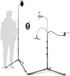 CAMBOFOTO 87" Phone Tripod, Overhead Flexible Tall Tripod Stand with Remote, Selfie Stick,