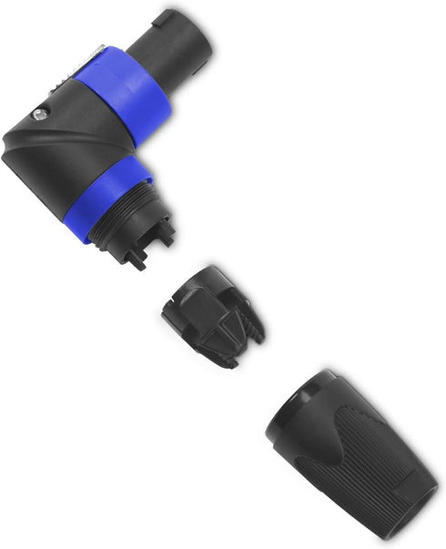 4 Pack Professional SpeakON Speaker Adapter Connectors, Audio Plug Twist Lock 4 Pole Compatible with Neutrik