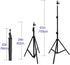 Coret 20" 61" 360 3pound) Tripod Stand, Mini Projector Stand,Lightweight Portable Projector Photography Stand Camera