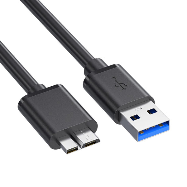 USB 3.0 Hard Drive Cable for Samsung Galaxy S5, Note 3, USB Hub Seagate FreeAgent, 3.3Ft Fast Charging Cord