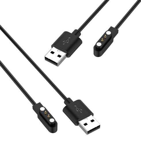 Compatible for Butele Kids Smart Watch Charger, Magnetic Charger 2ft Charging Cable for Butele H69 H39plus Smart Watches (Black&Black)