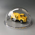 4 Inch Indoor Outdoor CCTV Replacement Acrylic Clear Cover, Surveillance Cameras Security Dome Protector Housing
