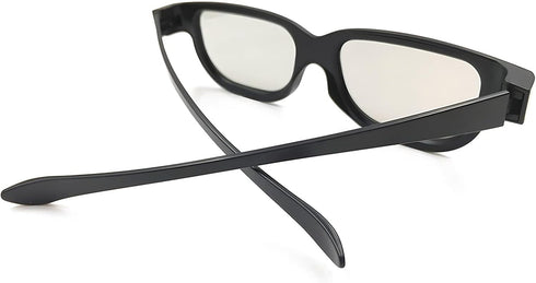 Cocar 3D 6-Pack 3D 3D Real Glasses, Circular Polarized Passive Glasses for Real Cinema, TV, and Projectors Non-Flashing