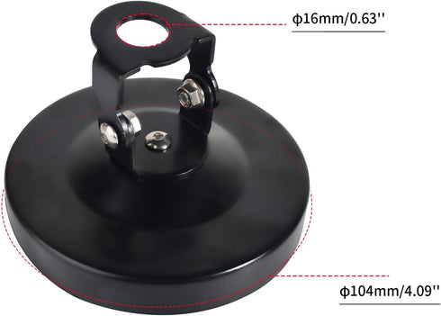 TWAYRDIO 180 10CM/4 Inch Angle Adjustable Radio Antenna Magnetic Mount Base for Car Mobile Transceiver