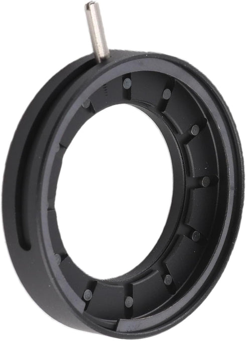 Estink 1.5-23mm (SK23) Adjustable Aperture Diaphragm, Metal Microscope Adapter Aperture Adjustable Lens Optical