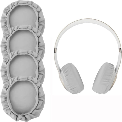 Linkidea Fabric Ear Covers, Washable, Sweatproof Protectors for Headphones, Ideal for Gym & Gaming, 2 Pairs (Size S,