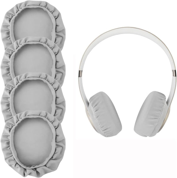 Linkidea Fabric Ear Covers, Washable, Sweatproof Protectors for Headphones, Ideal for Gym & Gaming, 2 Pairs (Size S,