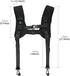 PULUZ Dual Camera Shoulder Harness, Quick Release Double Camera Tether Strap with Soft Pad and 1/4 inch Screw