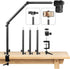 Heavy Duty Overhead Camera Desk Mount Stand, 14.5"-41" with 1/4" Screw, 360° Rotatable Detachable Boom Arm for Streaming