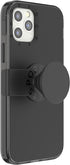 PopSockets iPhone 12/12 Pro Case with Repositionable Slide Grip, Compatible with MagSafe - Black
