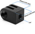 Goliton 1/4" Mini Tripod Mount Adapter for Action Camera - Aluminum Alloy, Black, Compatible with Sport Action Cameras