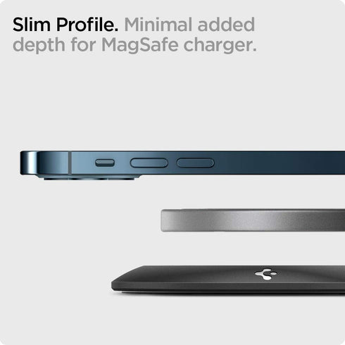 Spigen Mag Fit Designed for MagSafe Charger Pad Cover Case, Compatible with iPhone 15/14/13/12 Models, AirPod Pro,