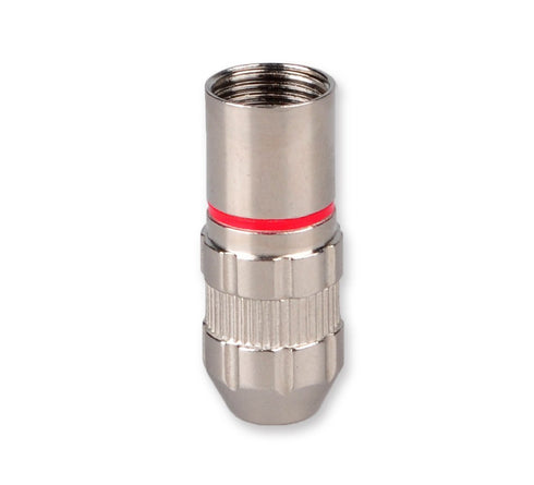 RCA Male Plug Adapter, Gold Plated Solder Connector for Speaker Wire - 4-Pack