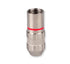 RCA Male Plug Adapter, Gold Plated Solder Connector for Speaker Wire - 4-Pack