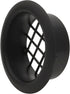 Speaker Cabinet Port Tubes for PA/DJ Speaker Cabinets, 2" Diameter, 1" Length, 2Pack