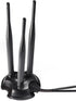 Eightwood 2.4GHz 5GHz 3 6 Dual Band WiFi Antenna, RP-SMA Connector WiFi Antenna Magnetic Base for PC Desktop Computer