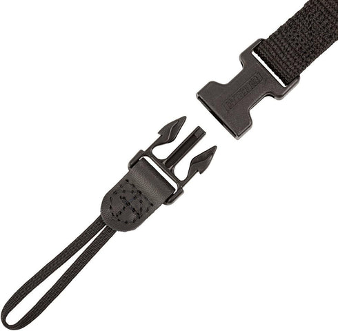 OP/TECH USA Super Classic Camera Neck Strap, Black, Padded Neoprene, Control-Stretch System