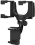 Keenso Rearview Mirror Mount Grip Clip, 360° Phone Holder Stand for Cell Phone & GPS