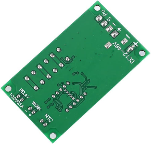 DONGKER Fan Temperature Controller Module, DC 12V 24V 48V 4-Wire PWM Driver Module for PC Fan/Alarm